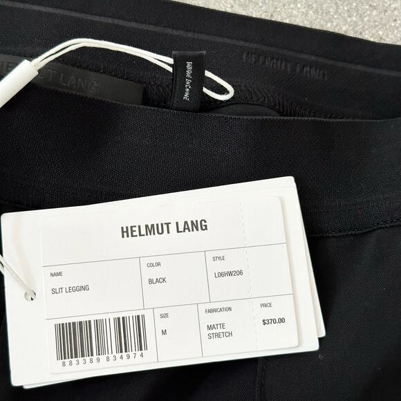 Helmut Lang Slit Legging Pants in Black - Picture 9 of 11
